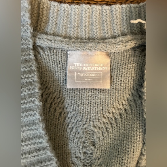 Taylor  Swift TTPD Cardigan M/L - Picture 4 of 5
